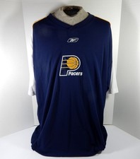 2000s Indiana Pacers #15 Game Used Navy Shooting Shirt 3XL DP59606