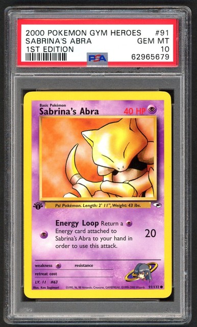 Sabrina's Abra #91 (Gym Heroes (2000))
