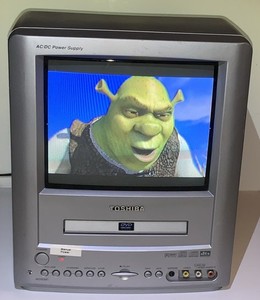 Toshiba MD9DM1R 9" CRT  TV DVD Player Retro NO REMOTE