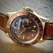 1969 18K Rolex GMT-Master ref 1675, “Concorde” configuration, stella enamel dial