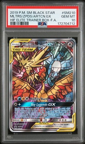 Moltres & Zapdos & Articuno-GX graded PSA 10 for sale on eBay