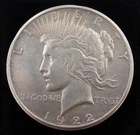 1922-S Liberty $1 Peace Silver Dollar Coin 90% Silver 1922S 1922 S