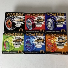 Yomega Power Brain Yo-Yo McDonald s Promo 6pc Set Vintage 2000