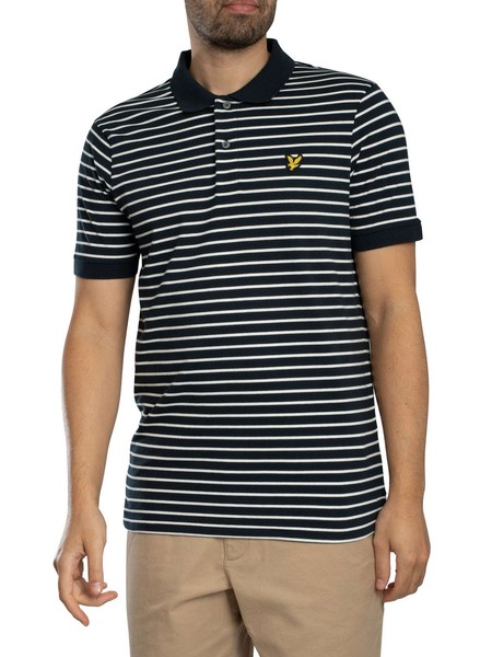 Lyle & Scott Piqué-Breton-Polohemd, Blau - L-image