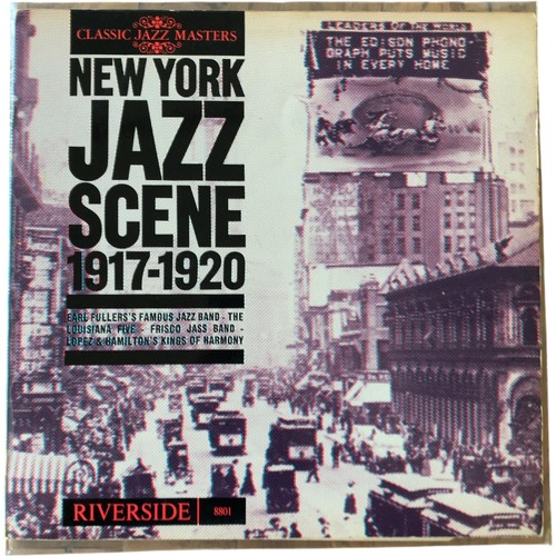 New York Jazz Scene 1917-1920 LP Riverside Records Classic Jazz - Picture 1 of 19