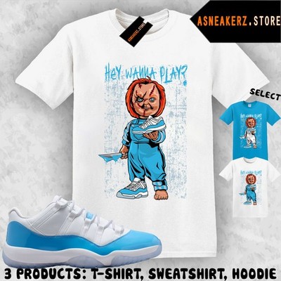 Shirt Matching AJ 11 Low University Blue 2026 Match Sneaker Sneakerhead Chucky