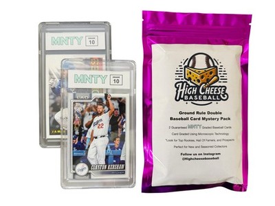 High Cheese Baseball Ground Rule Double Graded Card Mystery Pack