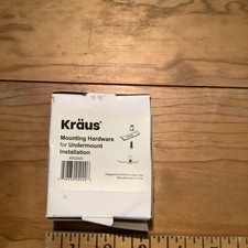 Kraus Mounting Hardware For Under mount Sink Installation
