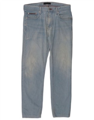 Tommy Hilfiger Herren Bleecker Slim Jeans W31 L29 Blau Baumwolle AJ02