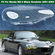 Right Headlight Lens Cover Mask Glue For Mazda Mx-5 Miata Roadster 2001-2005 Right Headlight Lens Cover Mask Glue For Mazda Mx-5 Miata Roadster 2001-2005