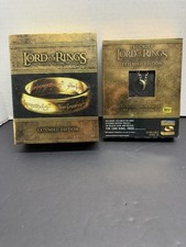 The Lord of the Rings Trilogy Extended Blu Ray W/ Preorder Ring Missing 1 Disc