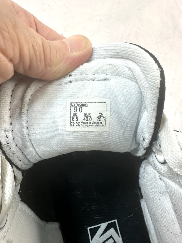 Vans Sk8-Hi Zapatos Mujer Talla 9 Mariposa Cuadros Patín Zapatillas Altas FSh Foto 4 de 4