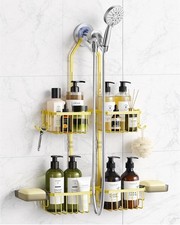 Adjustable Shower Caddy Hanging - Never Rust Shower Organizer Hanging, Alumin...