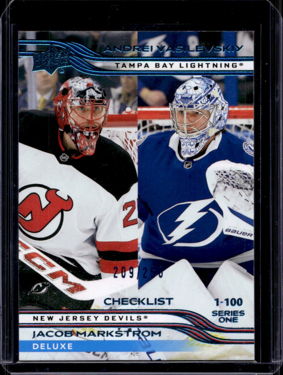 Jacob Markstrom / Andrei Vasilevskiy  2025-26 Upper Deck #199 Rookie Deluxe /250