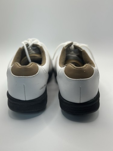Footjoy Softjoys Terrains Womens Saddle Golf Shoes Size 7.5 M White & Tan - Picture 4 of 6