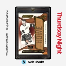 2024 UPPER DECK ENGRAINED ICONS #SN-GH GORDIE HOWE STICK NAMEPLATES MEM 1/1