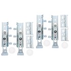  2 Paare Küchenschrank Kleiderbügel Durable Schrank Hängende Beschläge
