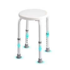 Shower Chair for Inside Shower, Adjustable Height Shower Stool, Non-Slip Bench