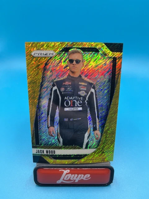 Jack Wood 2025 Panini Prizm FOTL Gold Shimmer 1/3 #53 Adaptive One Chevy