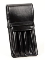 Aston Italian Cowhide Leather Four Pen Case, Black on sale Aston Italian Cowhide Leather Four Pen Case, Black on sale