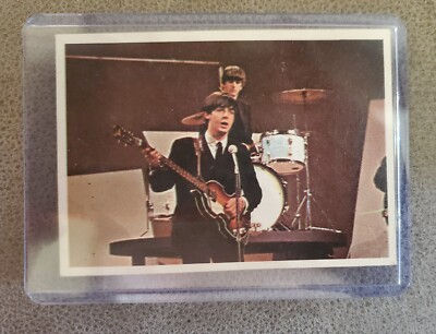 Beatles Color Topps 1964 Vintage Trading Cards #51. In plastic ...