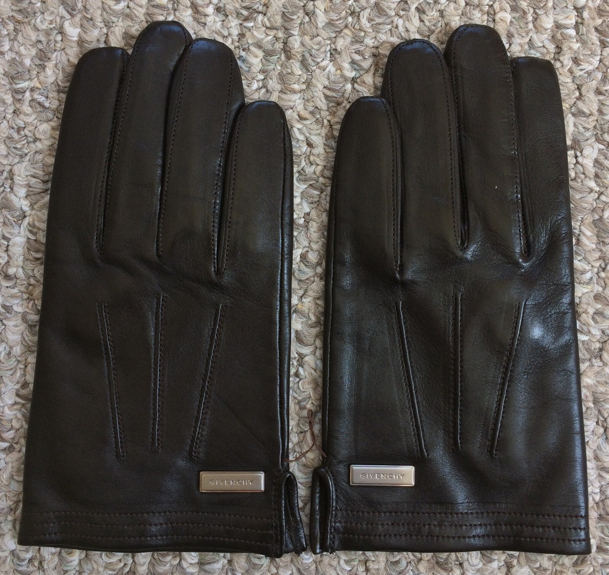 Givenchy Lether Glove Black ジバンシー レザー 手袋 GIVENCHY 黒 レザー 手袋 Givenchy Lether Glove Black Ladys