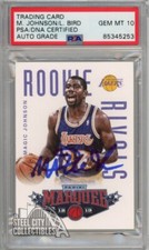 Larry Bird/Magic Johnson 2012-13 Panini Marquee Autograph Card #14 PSA/DNA 10