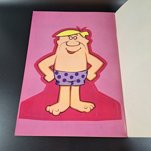 Libro de muñecas de papel maravilla Betty & Barney de colección Picapiedra c1974 sin cortar #6689 - Imagen 6 de 6