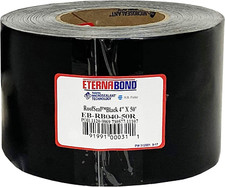 Microsealant UV Stable RV Roof Seal Repair Tape EternaBond Black 4" X 50 Ft.