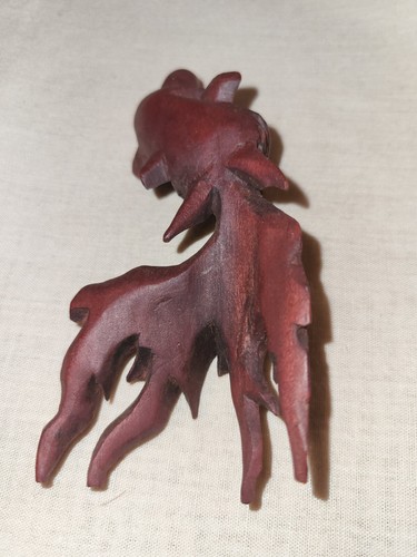 Koi Fish Figure, Carved, Vintage, Rosewood, EUC, Beautiful & Collectible - Picture 16 of 17