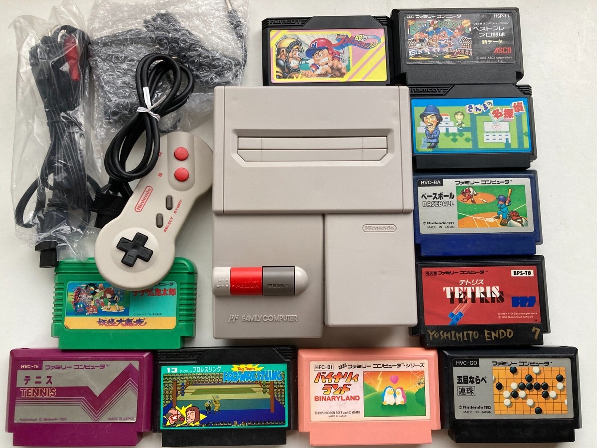 Nintendo New Famicom Console System AV NES NTSC-J Japan JP Nintendo New Famicom Console System AV NES NTSC-J Japan JP