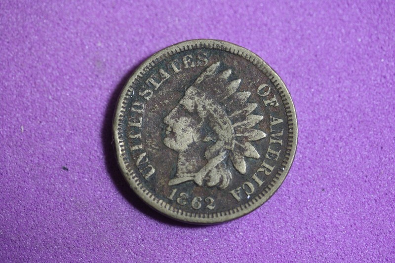 Estate Find 1862 - Indian Head Cent!!  #K13269