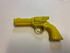 Marx Signal Pistol Flashlight Whistle Toy Gun Colt .45 Western Style Yellow 6"