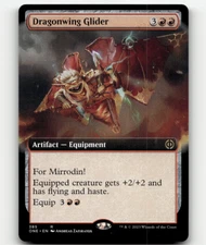 MTG Dragonwing Glider (Extended Art) 385 Regular Phyrexia: All Will Be Rare