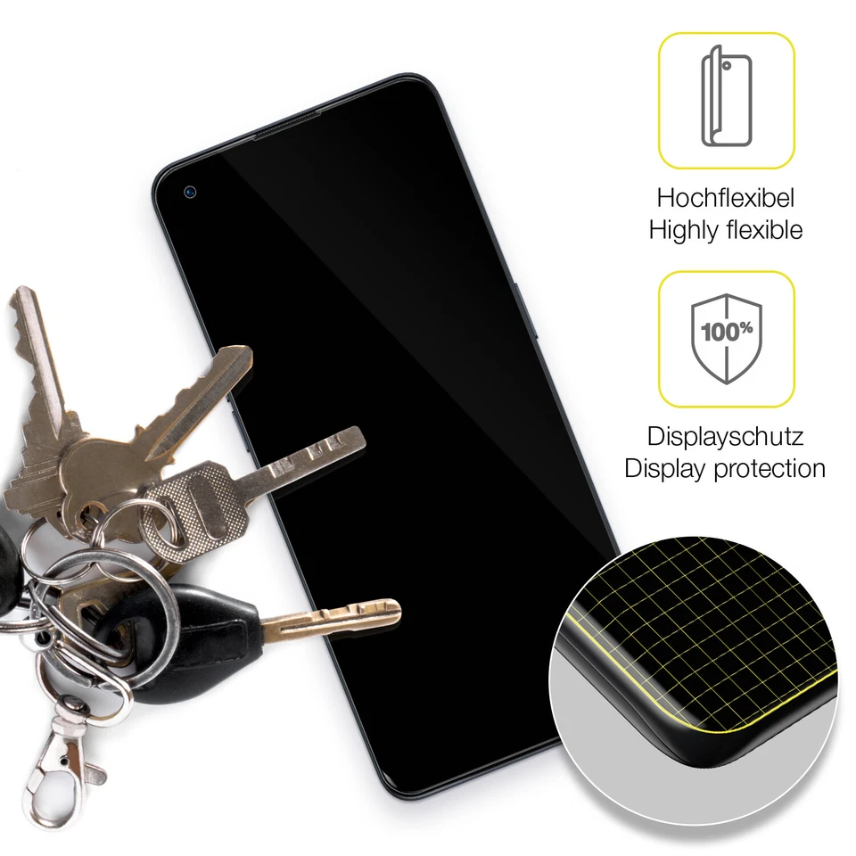 2x Screen Protector for OnePlus Nord N20 5G Protective Film covers 100% dipos - Image 3 of 4