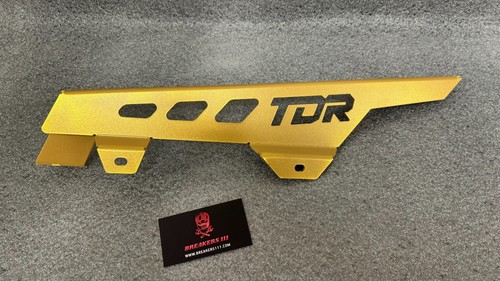 Yamaha TDR250 TDR 250 chain guard chainguard protector body frame GOLD - Picture 2 of 5