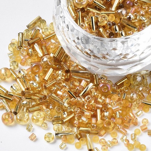 50g (3300 beads) Glass Seed Beads 11/0 2mm Bugles 9x2mm Mixes BUY 3 GET 1 FREE! - Picture 118 of 126