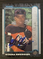 1999 Bowman Chrome International #129 Ntema Ndungidi Balt Orioles Signed Card