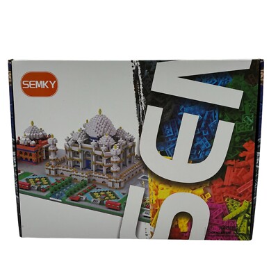 SEMKY Micro Mini Blocks Taj Mahal Famous Landmark - Opened Box Contents Sealed