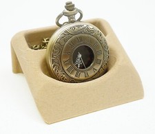 Pocket Watch Table  Desk Surface Display Holder w/ Chain Indent