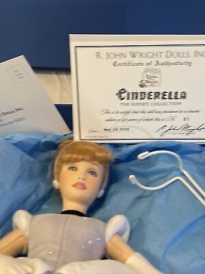 信頼も高い Wright John R Disney 81 Edition Limited Doll Felt CINDERELLA シュタイフ社