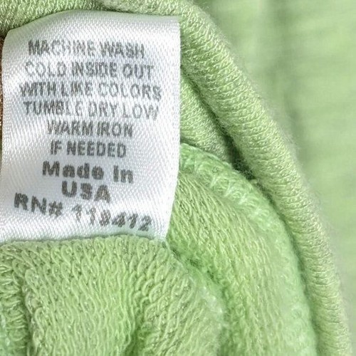Monrow hellgrüner superweicher Hoodie mit Reißverschluss Langarm Taschen Gr. M - Bild 7 von 8