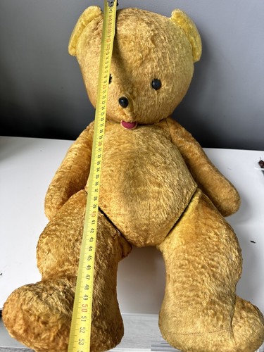 Vintage Plush TEDDY Bear Rare Old Toy USSR - Picture 4 of 9