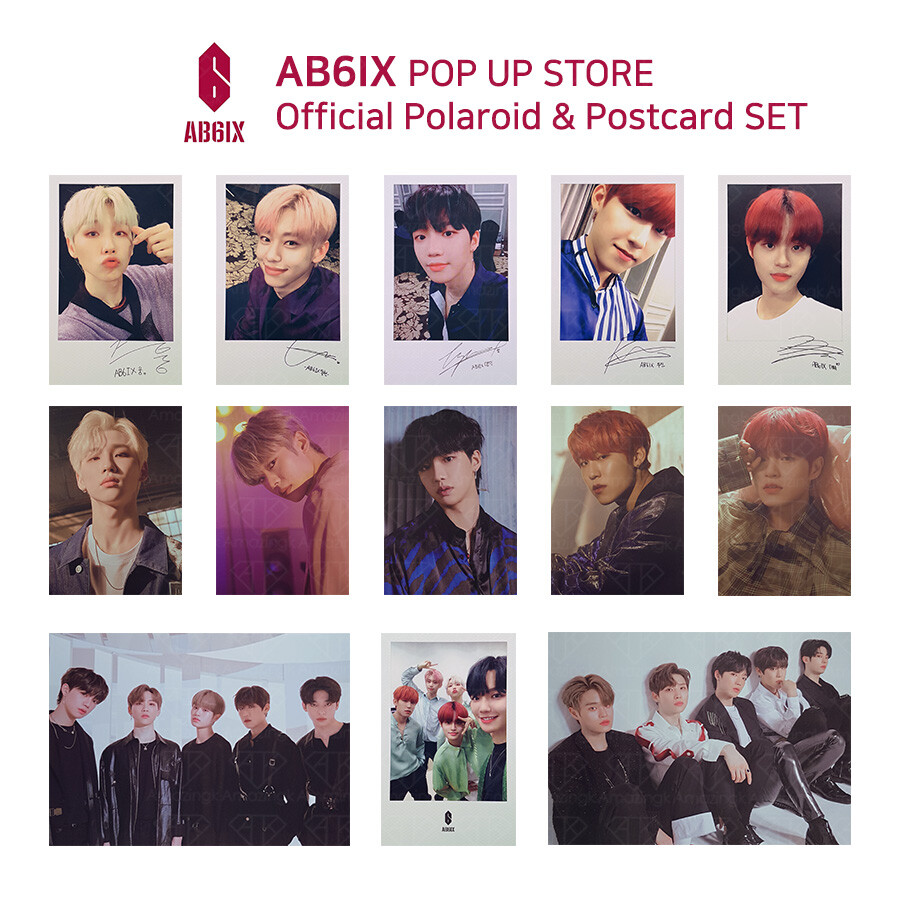 AB6IX  - AB6IX ウン チェキ ポラロイド AB6IX POP UP STORE Official Goods Polaroid Postcard SET KPOP