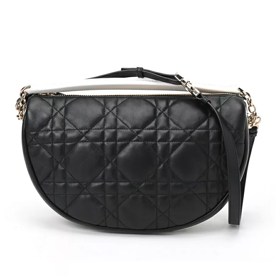 SAC HOBO AUTHENTIQUE CHRISTIAN DIOR VIBE SAC 2 VOIES CANNAGE CUIR FEMME F/S