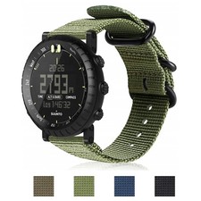 For Suunto Core Watch Band Woven Nylon Replacement Sport Strap w/Metal Buckle
