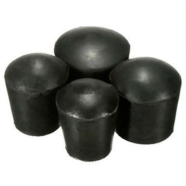 4/8PCS Round Rubber Chair Leg Glide Cap Plug Tubing Pipe Insert Floor