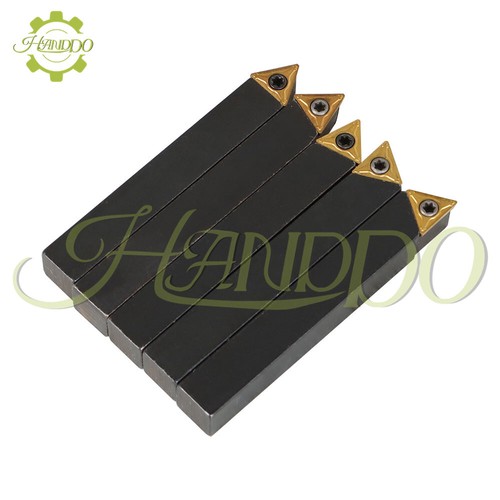5 Pieces 3/8" Lathe Indexable Carbide Insert Turning Tooling Bit Holder Set - Picture 12 of 13