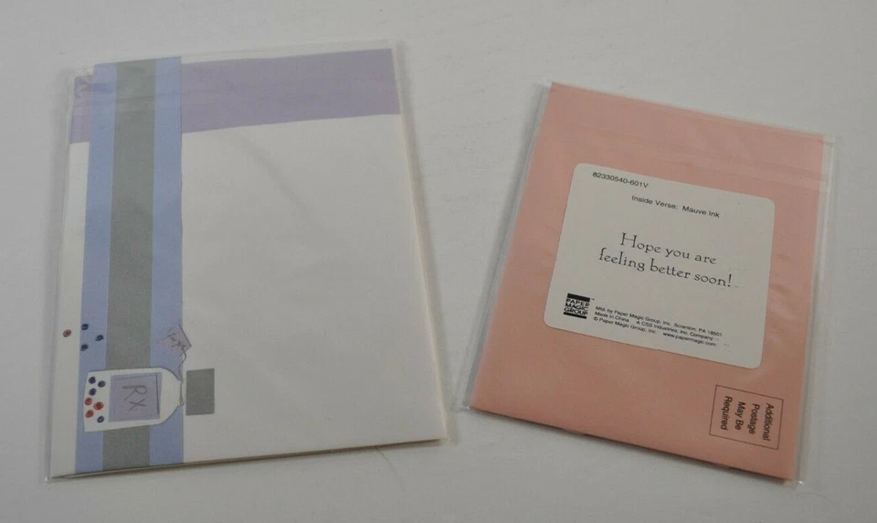 Tarjetas Get Well Soon (lote x 2) silla rosa libro cojín de té botella TLC Foto 2 de 2