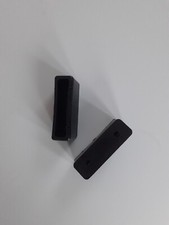 Batten Holders, Black Nylon, Angled. Pack Of 2